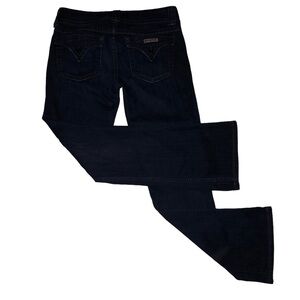 Hudson jeans low rise dark denim flare bottom sz 30 EUC